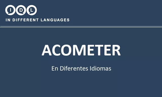 Acometer en diferentes idiomas - Imagen