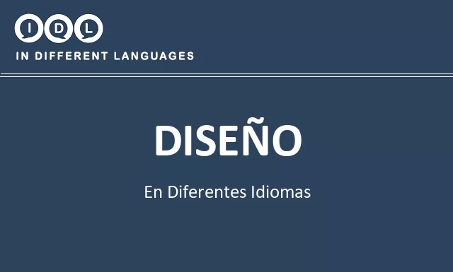 Diseño en diferentes idiomas - Imagen