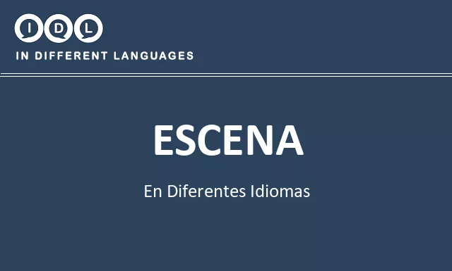 Escena en diferentes idiomas - Imagen