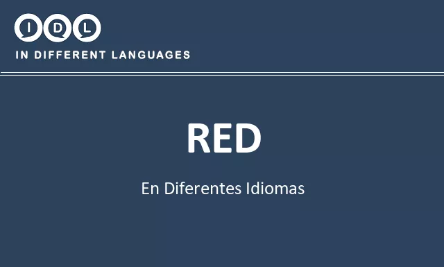 Red en diferentes idiomas - Imagen