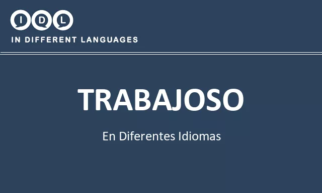 Trabajoso en diferentes idiomas - Imagen