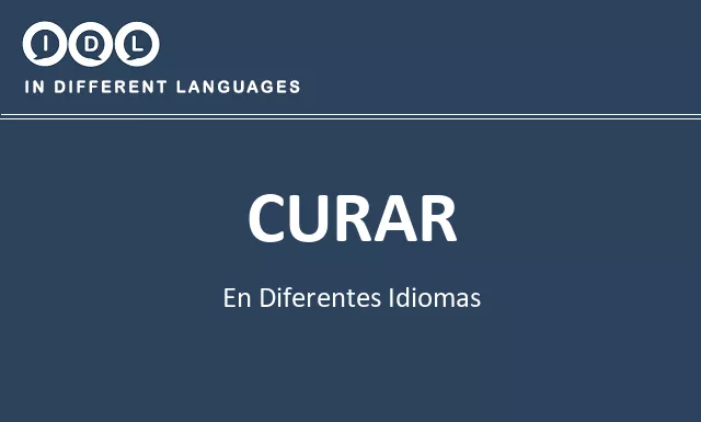 Curar en diferentes idiomas - Imagen
