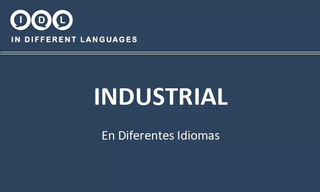 Industrial en diferentes idiomas - Imagen