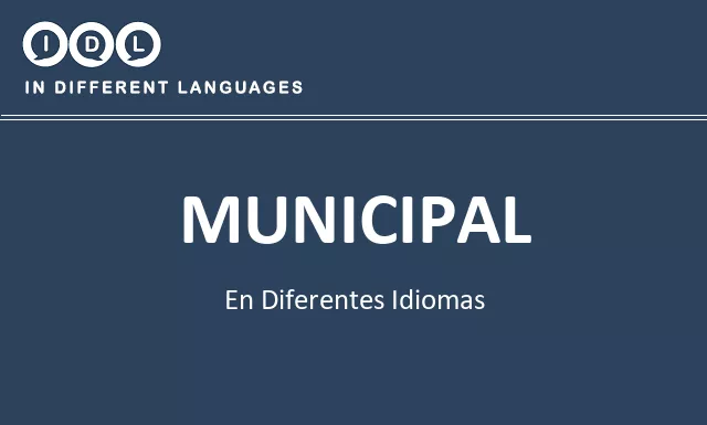 Municipal en diferentes idiomas - Imagen