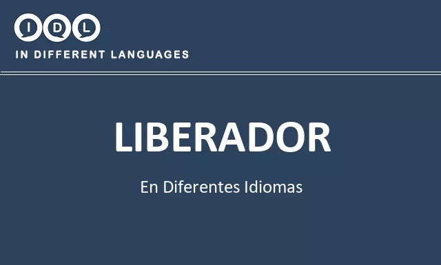 Liberador en diferentes idiomas - Imagen