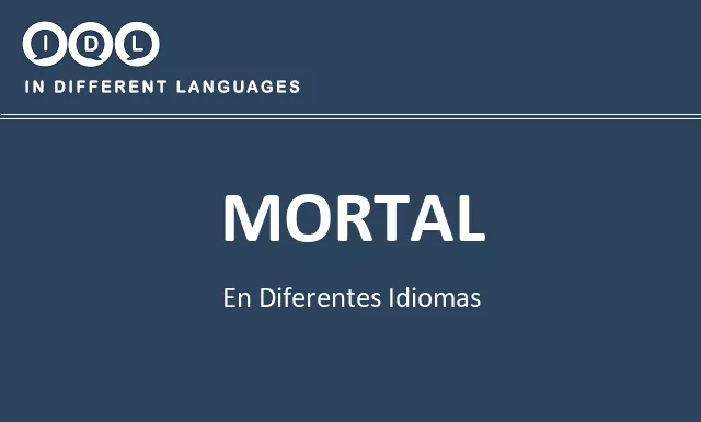 Mortal en diferentes idiomas - Imagen