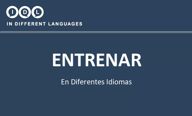 Entrenar en diferentes idiomas - Imagen