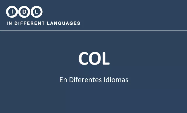 Col en diferentes idiomas - Imagen