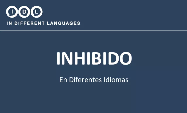 Inhibido en diferentes idiomas - Imagen