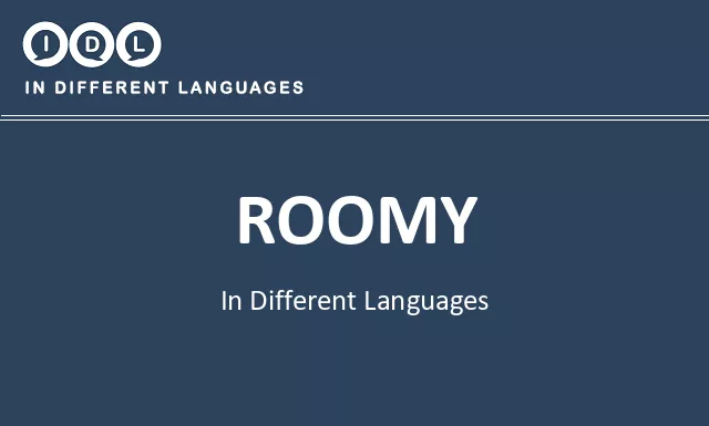 Roomy in Different Languages - Image