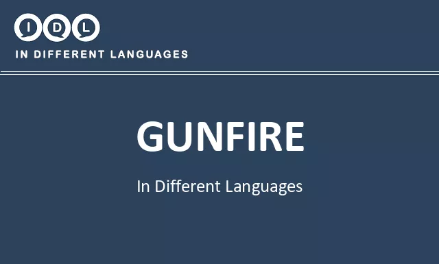 Gunfire in Different Languages - Image