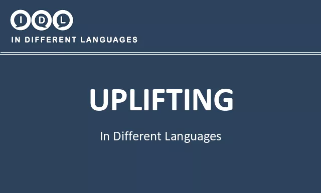 Uplifting in Different Languages - Image