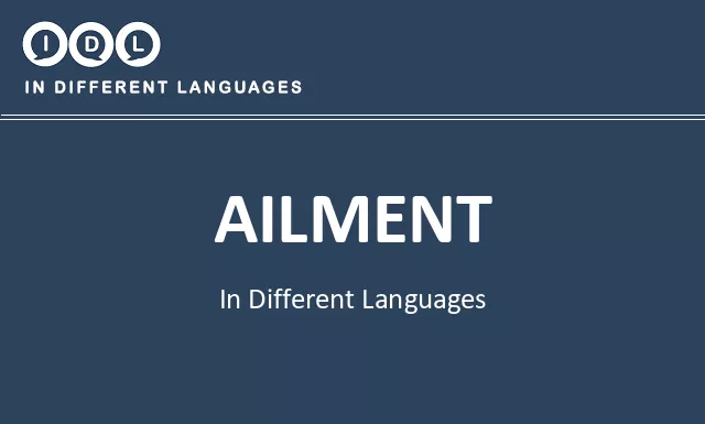 Ailment in Different Languages - Image
