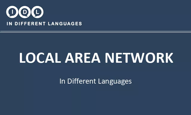 Local area network in Different Languages - Image
