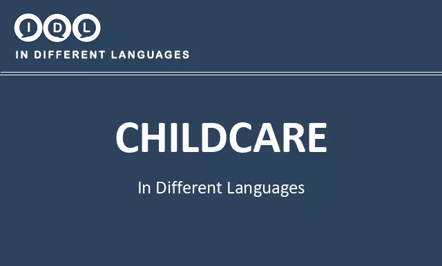 Childcare in Different Languages - Image