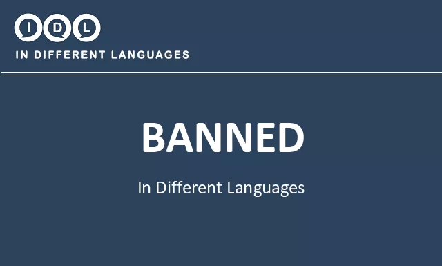 Banned in Different Languages - Image