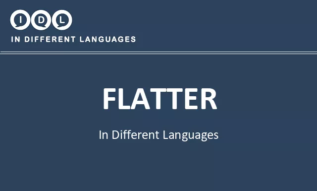 Flatter in Different Languages - Image