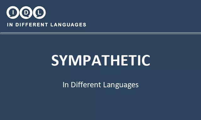 Sympathetic in Different Languages - Image