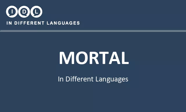Mortal in Different Languages - Image