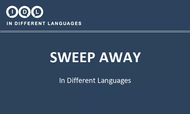 Sweep away in Different Languages - Image