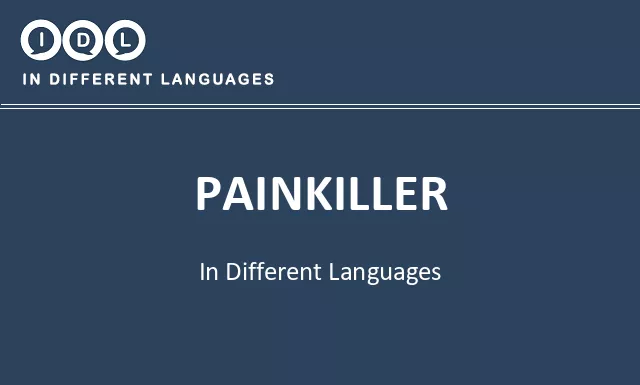 Painkiller in Different Languages - Image