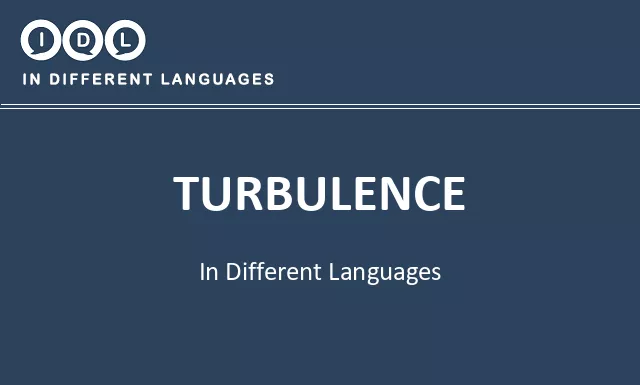 Turbulence in Different Languages - Image