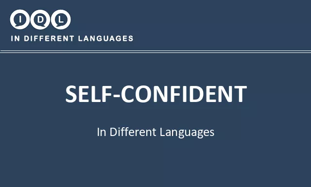 Self-confident in Different Languages - Image