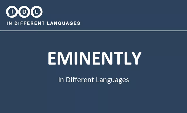 Eminently in Different Languages - Image