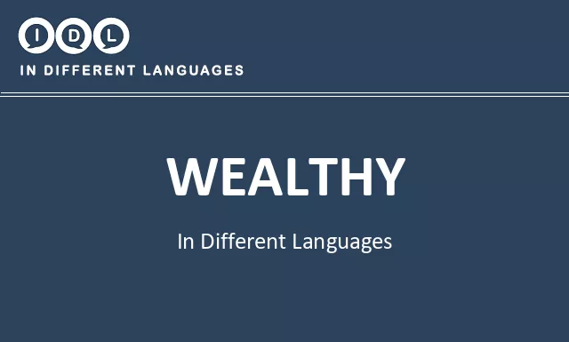Wealthy in Different Languages - Image