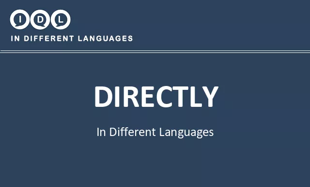 Directly in Different Languages - Image