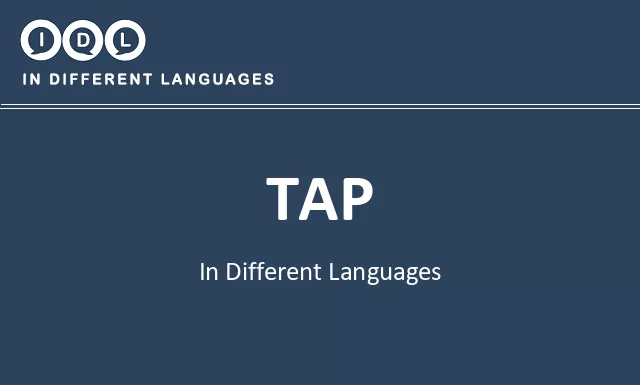 Tap in Different Languages - Image