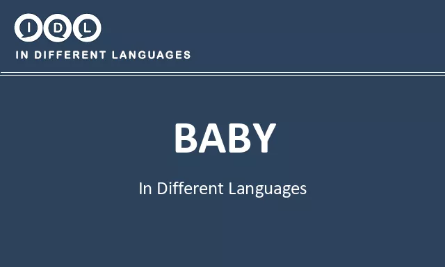 Baby in Different Languages - Image