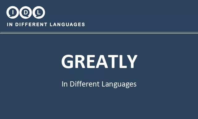 Greatly in Different Languages - Image