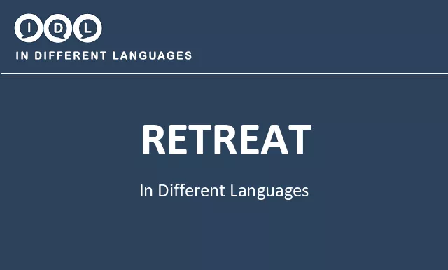 Retreat in Different Languages - Image