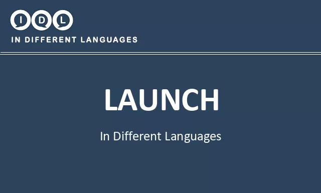 Launch in Different Languages - Image