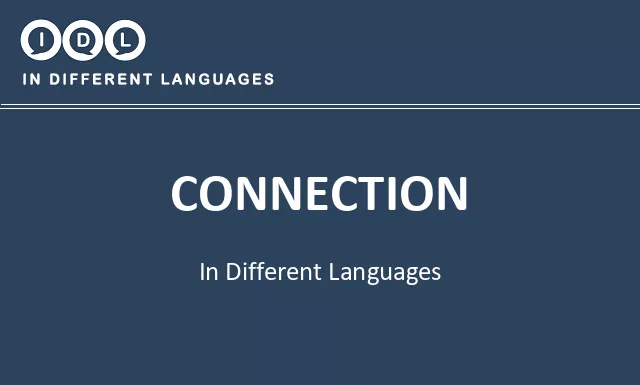 Connection in Different Languages - Image