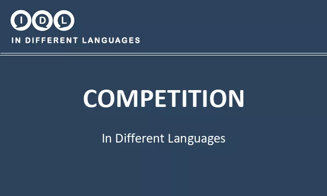 Competition in Different Languages - Image