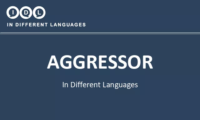 Aggressor in Different Languages - Image