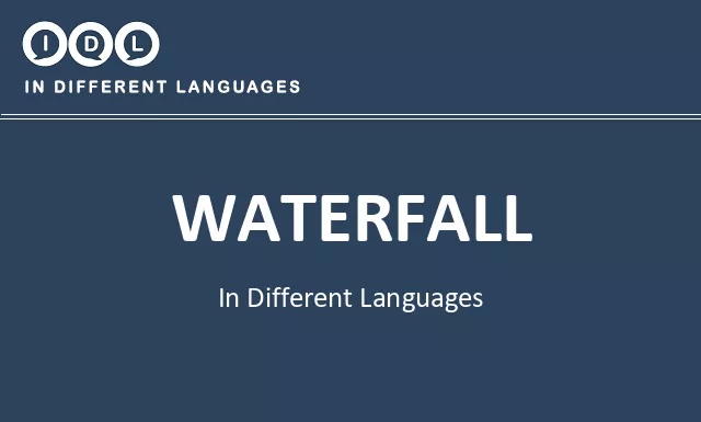 Waterfall in Different Languages - Image