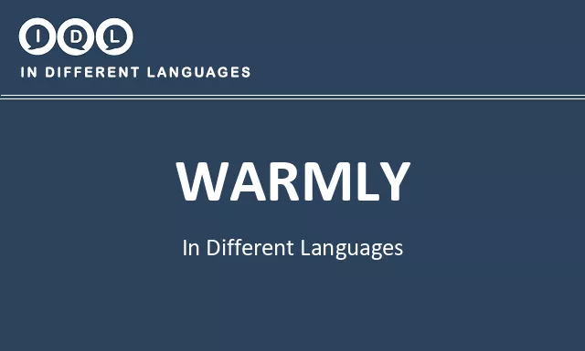 Warmly in Different Languages - Image