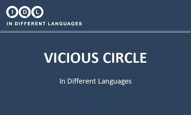 Vicious circle in Different Languages - Image