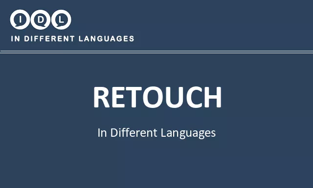 Retouch in Different Languages - Image