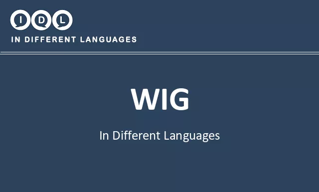 Wig in Different Languages - Image
