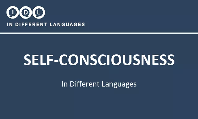 Self-consciousness in Different Languages - Image