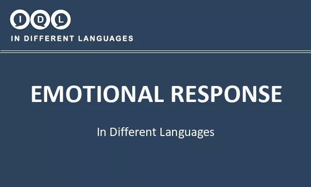 Emotional response in Different Languages - Image