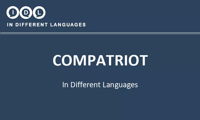 Compatriot in Different Languages - Image