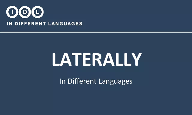 Laterally in Different Languages - Image