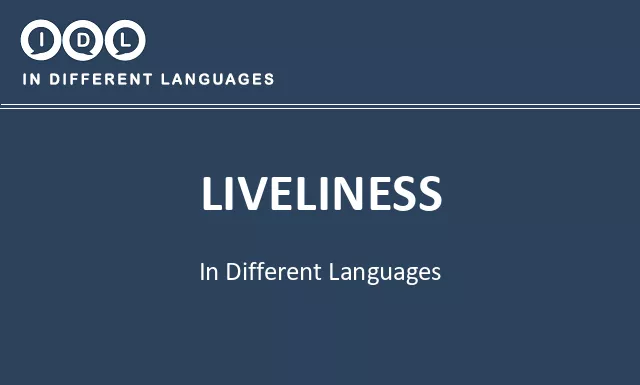 Liveliness in Different Languages - Image