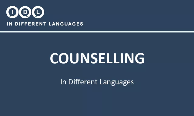 Counselling in Different Languages - Image