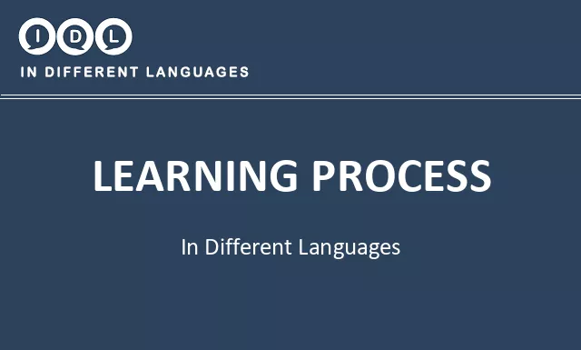 Learning process in Different Languages - Image